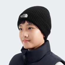 北面童装Logo Box男女儿童针织帽运动户外保暖TheNorthFace|8CGU