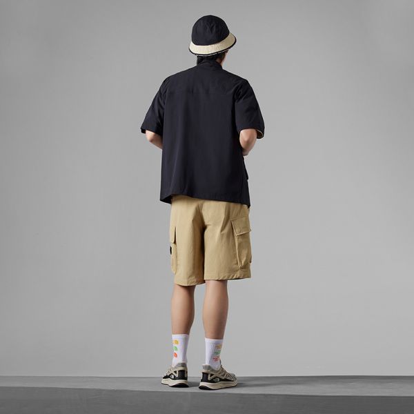 TheNorthFace北面UE男先锋设计防晒立领短袖衬衫23夏季新款81LD