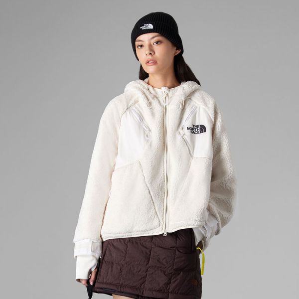 TheTheNorthFace北面UE先锋设计仿羊羔绒连帽外套女23秋新款83Q9