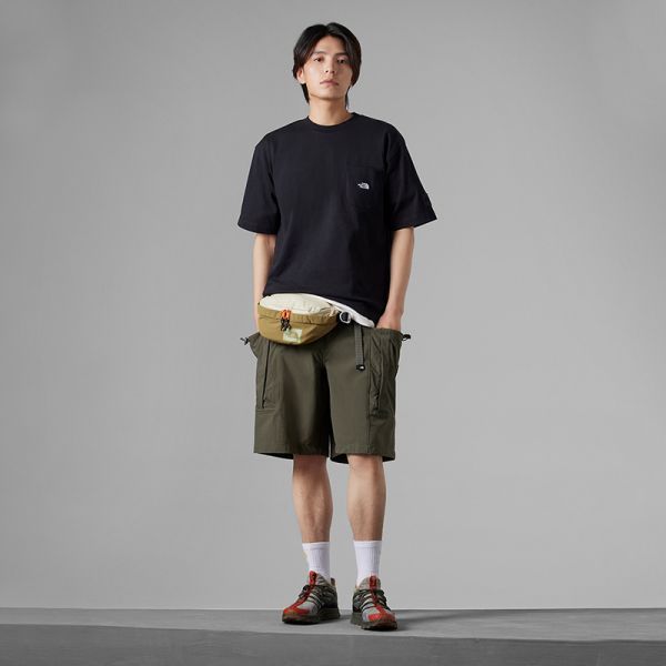 TheNorthFace北面UE男先锋设计全棉印花口袋短袖T恤23新款81L8
