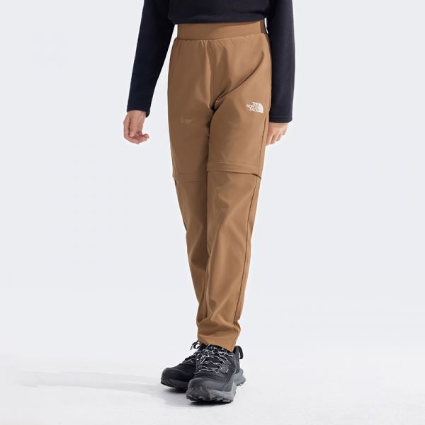北面童装儿童男可拆卸防泼溅长裤户外新款TheNorthFace|8BBE